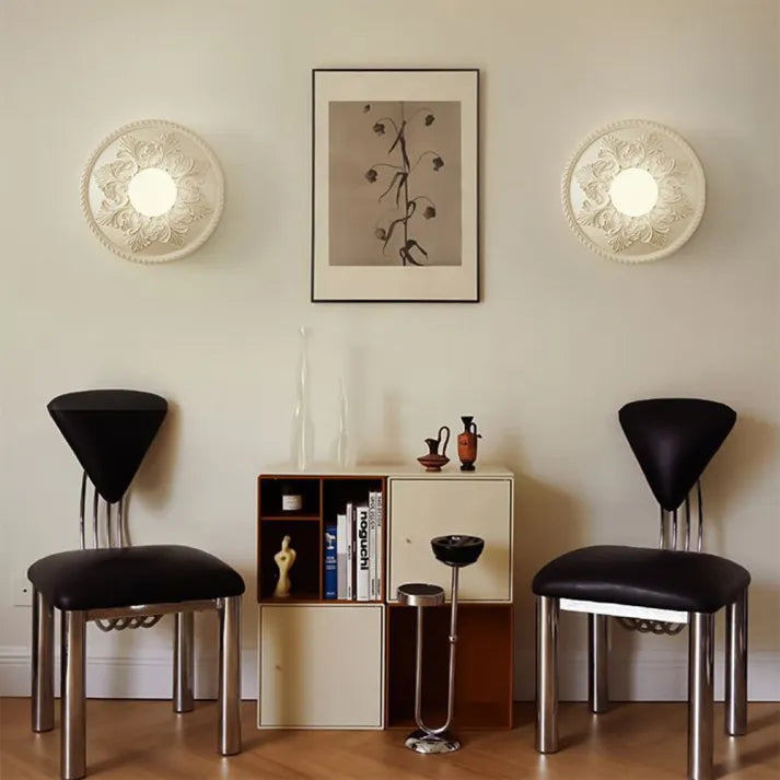 BrewGlow Resin Wall Lamp – Milky Coffee Modern Light Fixture