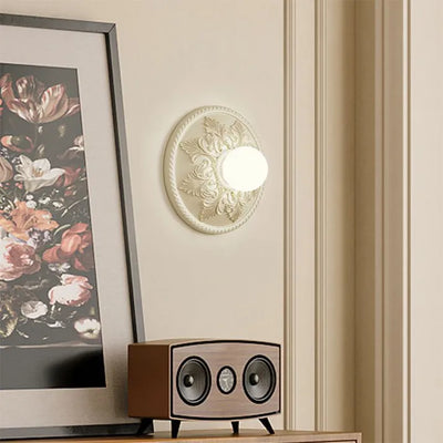 BrewGlow Resin Wall Lamp – Milky Coffee Modern Light Fixture