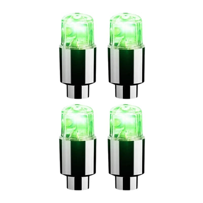 Valvelite LED Tire Valve Caps for Cars & Bikes