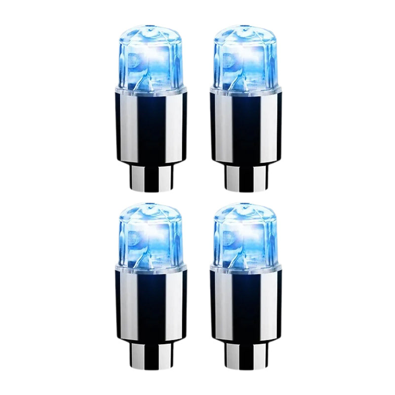Valvelite LED Tire Valve Caps for Cars & Bikes
