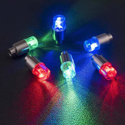 Valvelite LED Tire Valve Caps for Cars & Bikes