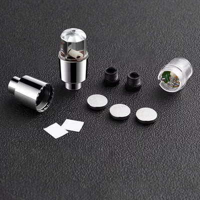 Valvelite LED Tire Valve Caps for Cars & Bikes