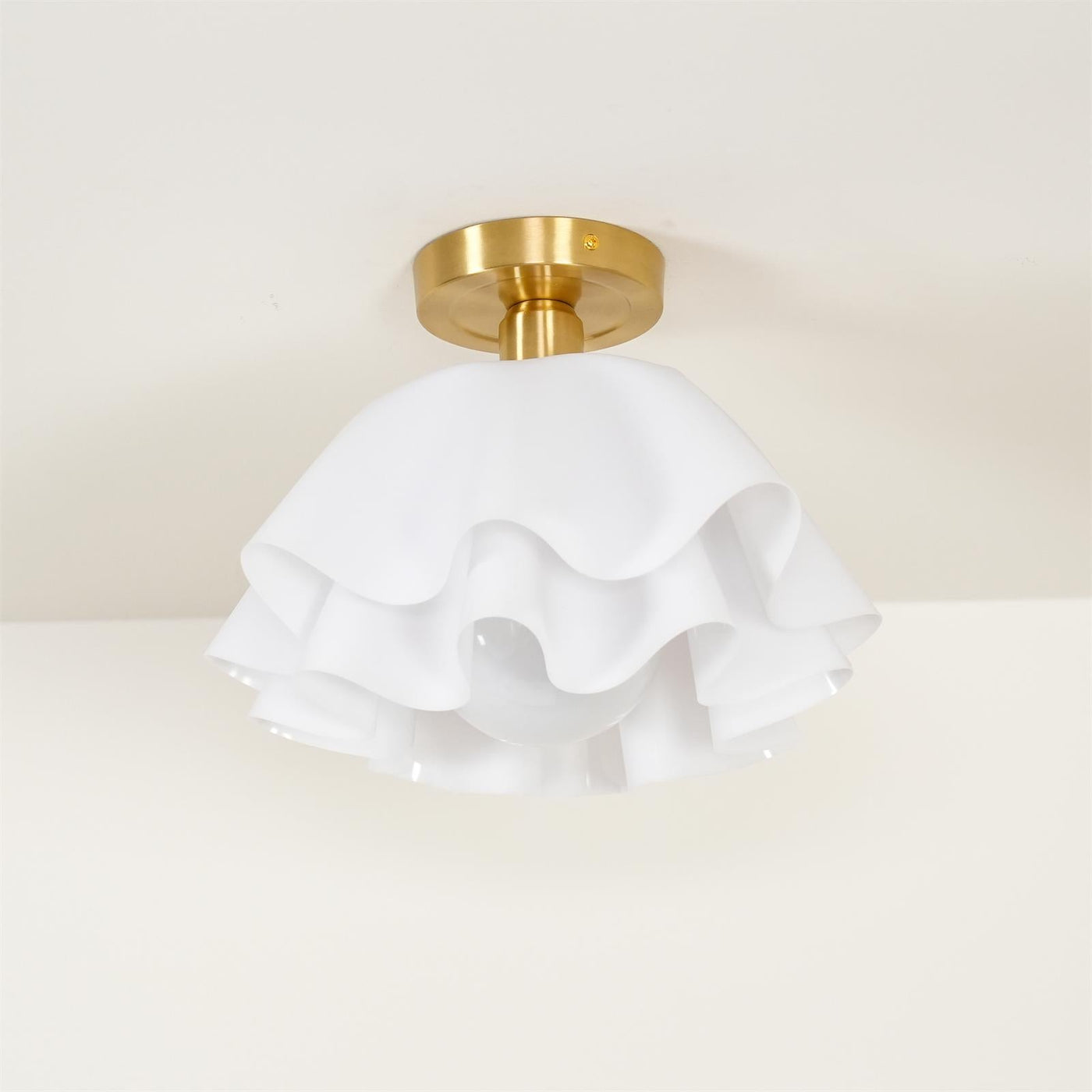Modern Copper Ceiling Light with LED Bulbs