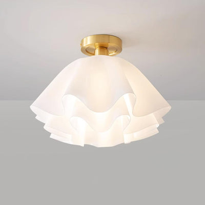 Modern Copper Ceiling Light with LED Bulbs