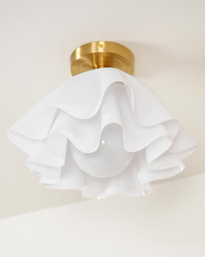 Modern Copper Ceiling Light with LED Bulbs