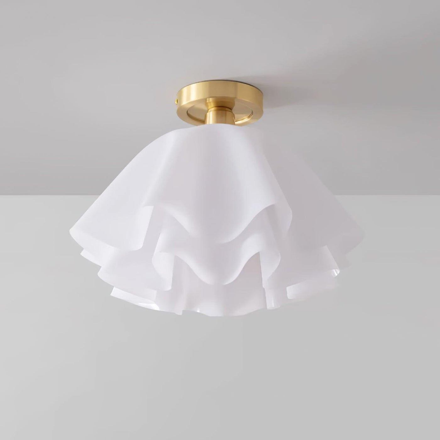 Modern Copper Ceiling Light with LED Bulbs