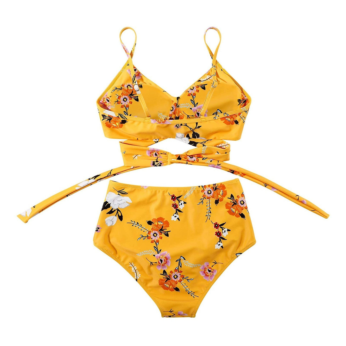 Belle High Waisted Bikini – Colorful Women’s Swimwear Set