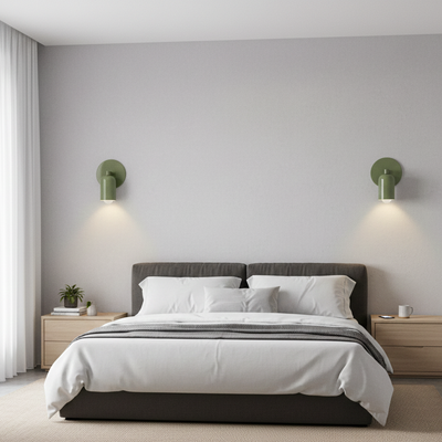 Modern Indoor Wall Lamp with Glass Shade – Minimalist Design - Set of 2