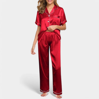 Gleame Satin Silk Pajamas – Luxurious Women’s Nightwear