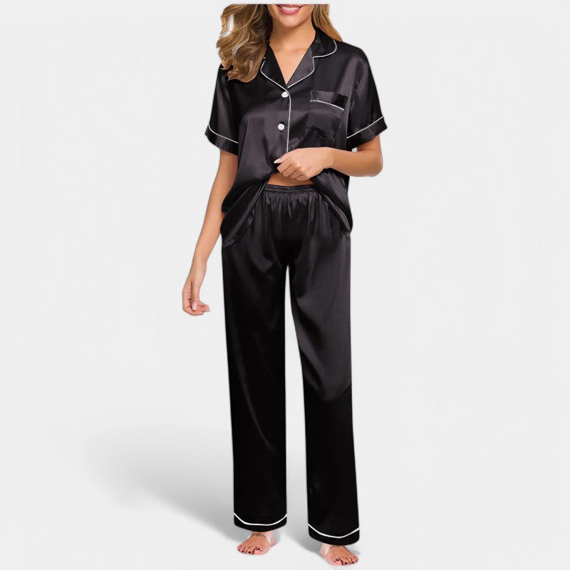 Gleame Satin Silk Pajamas – Luxurious Women’s Nightwear