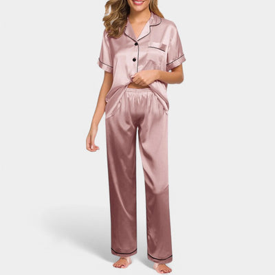 Gleame Satin Silk Pajamas – Luxurious Women’s Nightwear