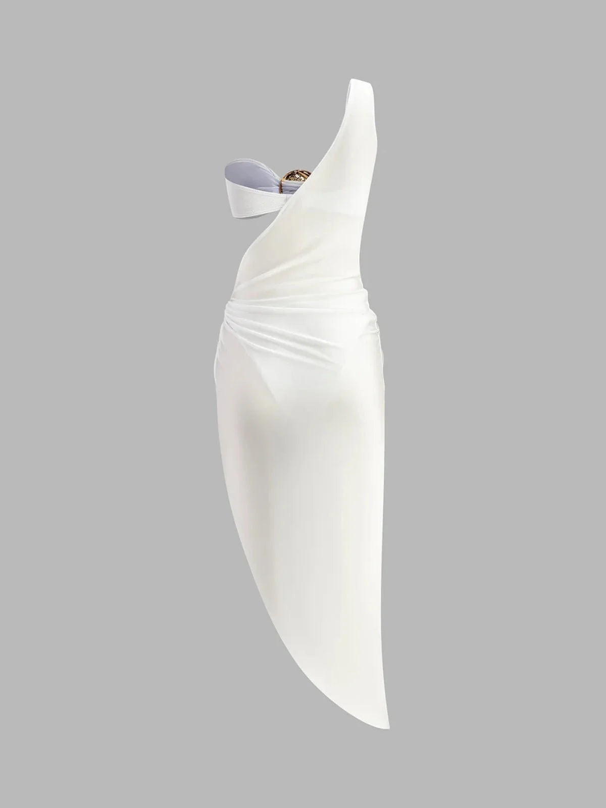 Women’s Gold Accent 3-Piece Bikini & Cover-Up Set