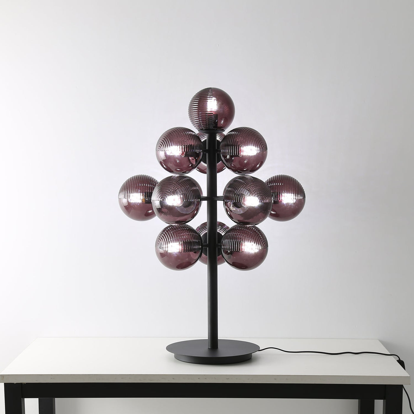 GrapeGlow – Modern Cluster Glass Ball Table Lamp