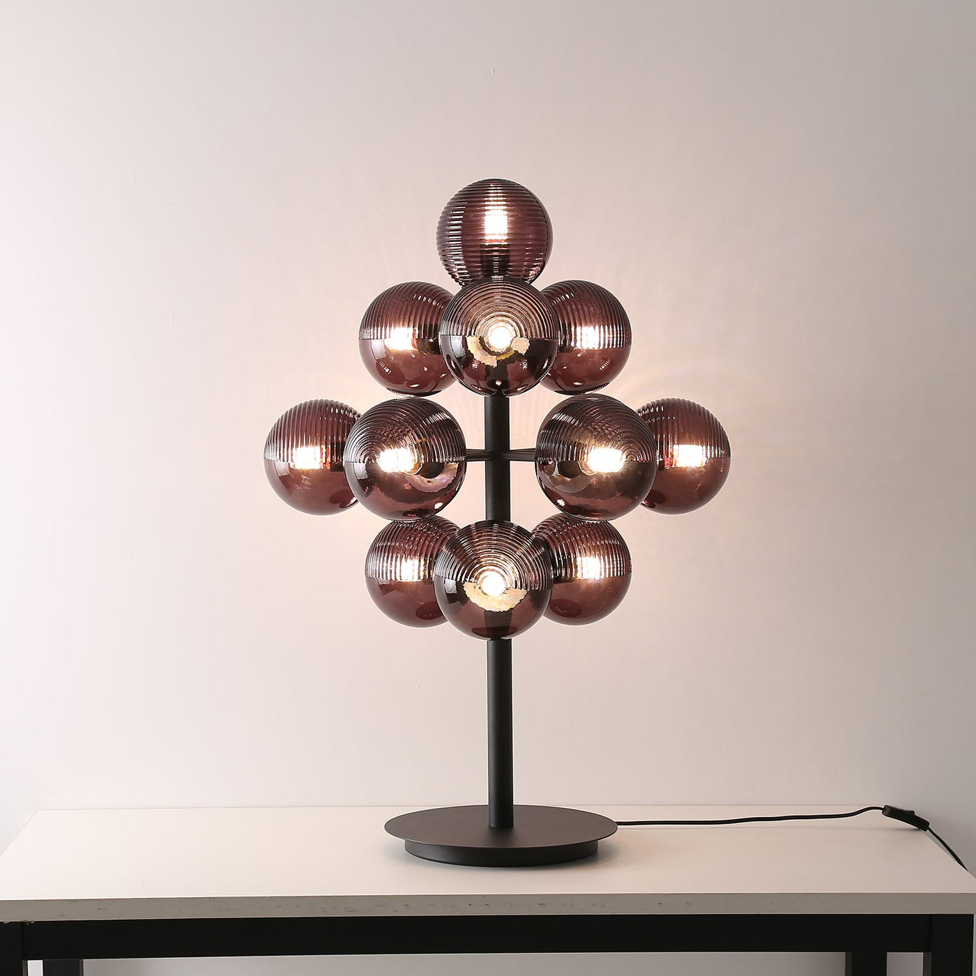 GrapeGlow – Modern Cluster Glass Ball Table Lamp