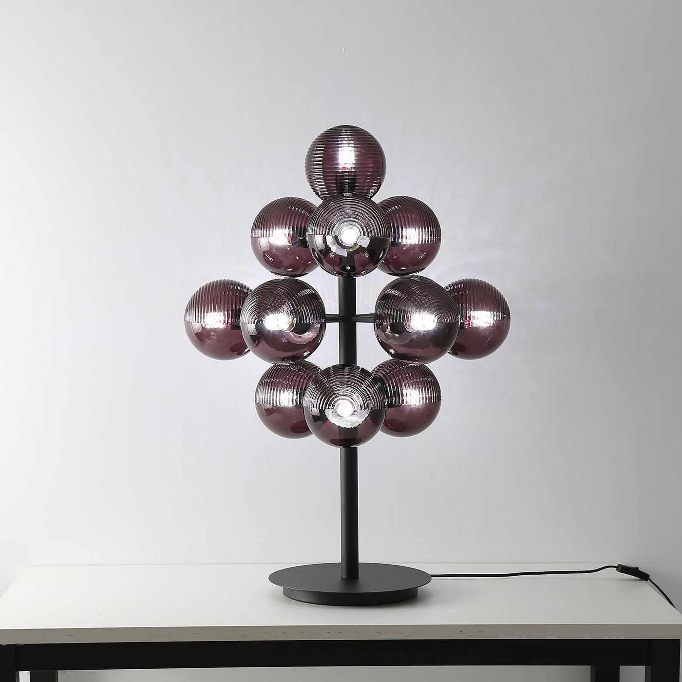 GrapeGlow – Modern Cluster Glass Ball Table Lamp