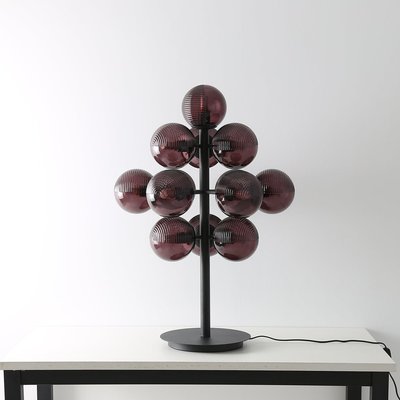 GrapeGlow – Modern Cluster Glass Ball Table Lamp