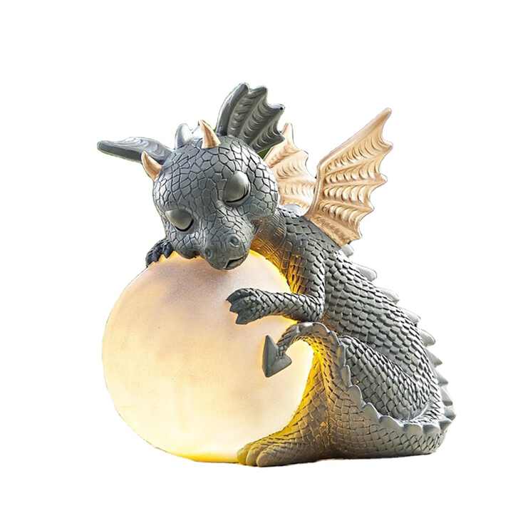 LED Dragon Shaped Table Lamp Rechargeable