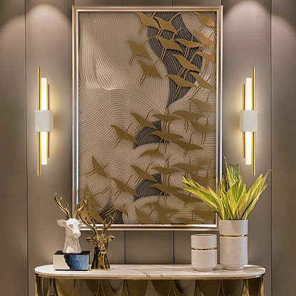StoneLuxe – Modern Marble Wall Lamp with LED Technology