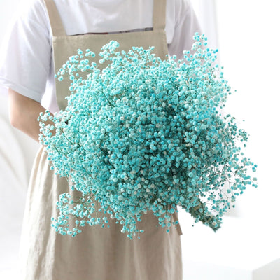 Dried Preserved Gypsophila Flower Bouquet – Natural Decor