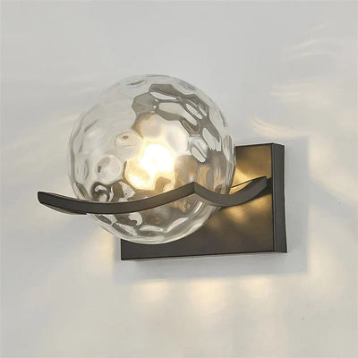 Modern LED Wall Lamp with Glass Panel