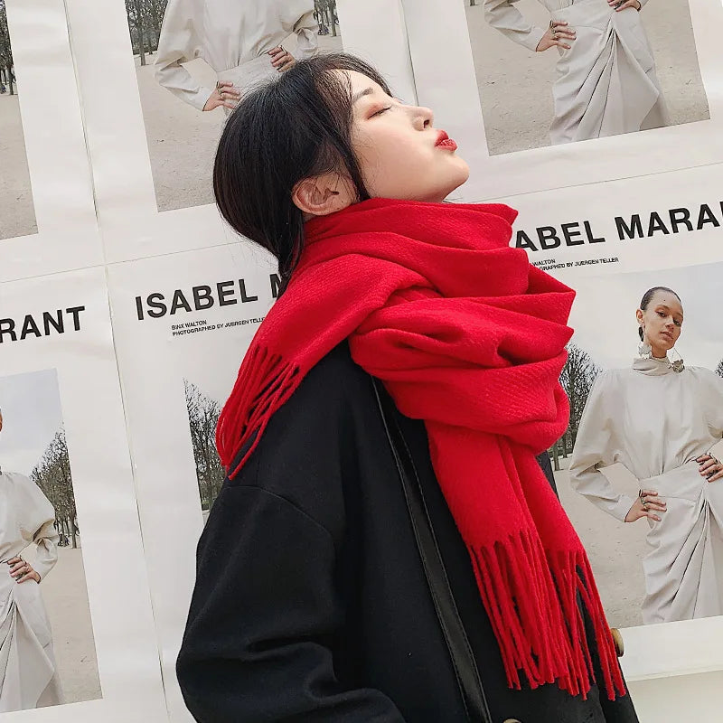 Women’s Cotton Winter Scarf – Soft, Warm, Elegant Style