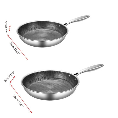 PanPro 30cm Stainless Steel Non-Stick Frying Pan