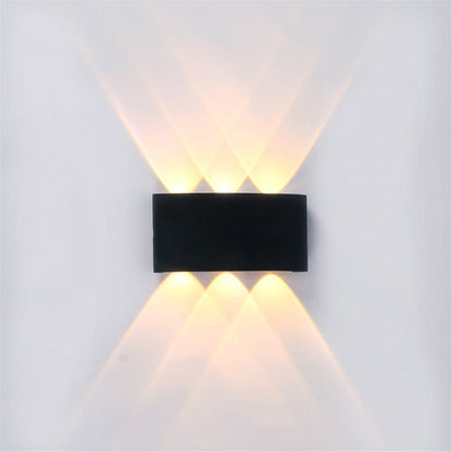 Modern waterproof LED wall lamp for indoor and outdoor use