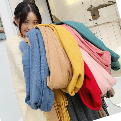 Women’s Cotton Winter Scarf – Soft, Warm, Elegant Style