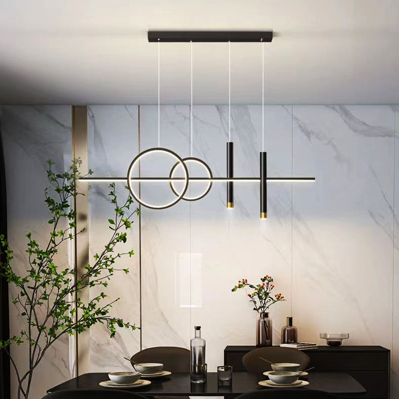 Adjustable LED Ring Ceiling Light for Dining Room