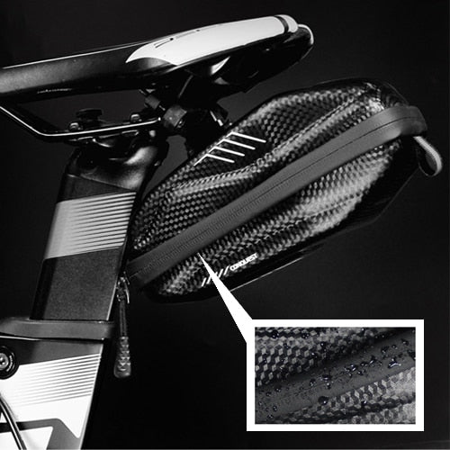 Waterproof Bike Saddle Bag with Quick Release