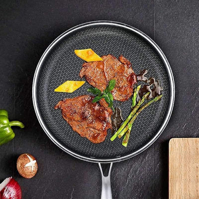 PanPro 30cm Stainless Steel Non-Stick Frying Pan