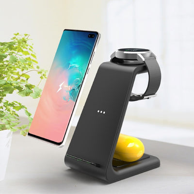 Allescharger 3-in-1 Wireless Charger – Apple & Samsung Devices