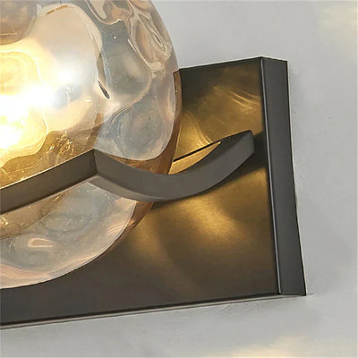 Modern LED Wall Lamp with Glass Panel
