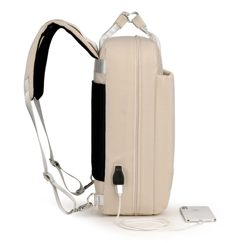 Anti-Theft Travel Backpack with USB Charging Port