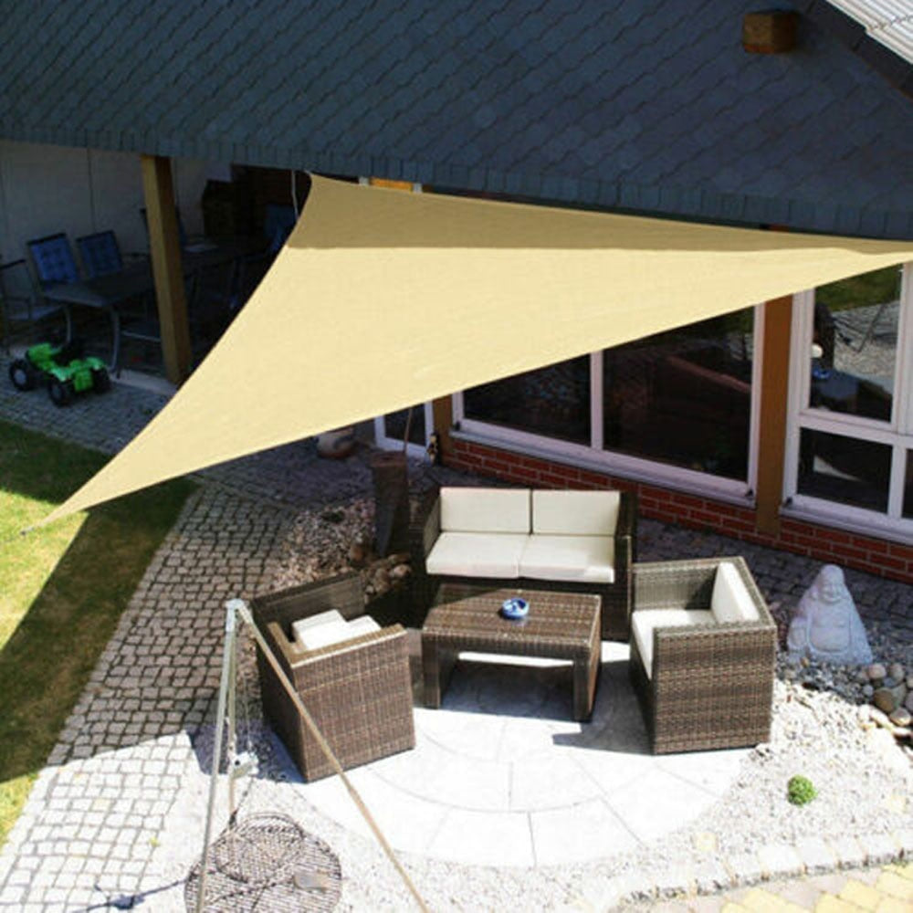 Water-Resistant Shade Sail Cloth for Balcony Garden Patio Cover