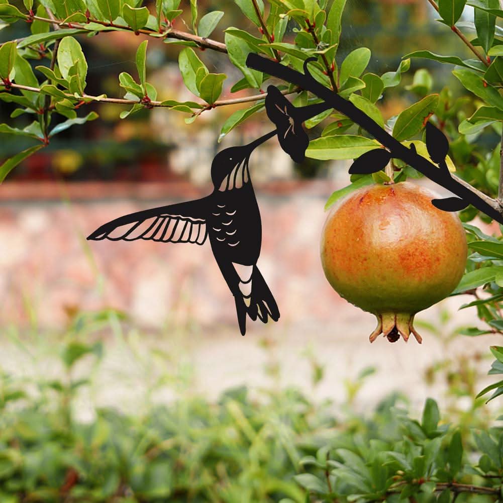 Metal Bird Garden Decor – Dancer Silhouette