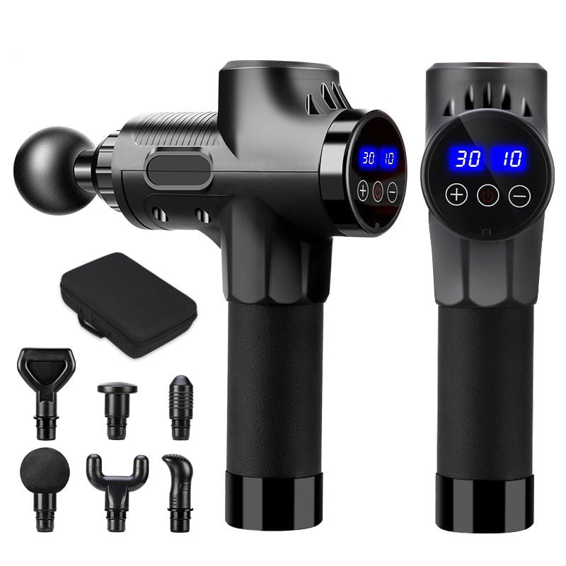 Rechargeable Massage Gun with 6 Attachments