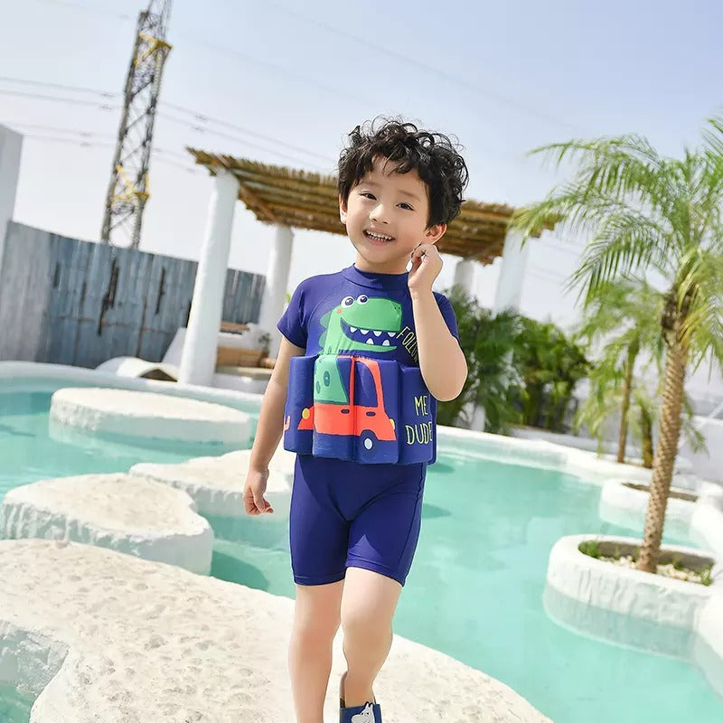Kids Swim Vest with Buoyancy and Freedom of Movement