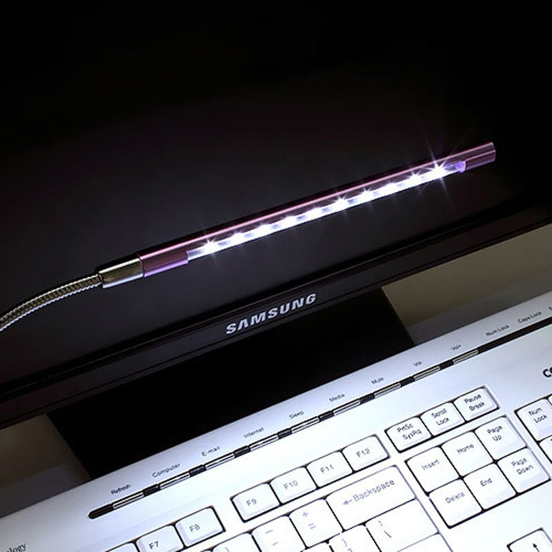 LumoBeam Flexible LED Keyboard Light for Desk or Laptop