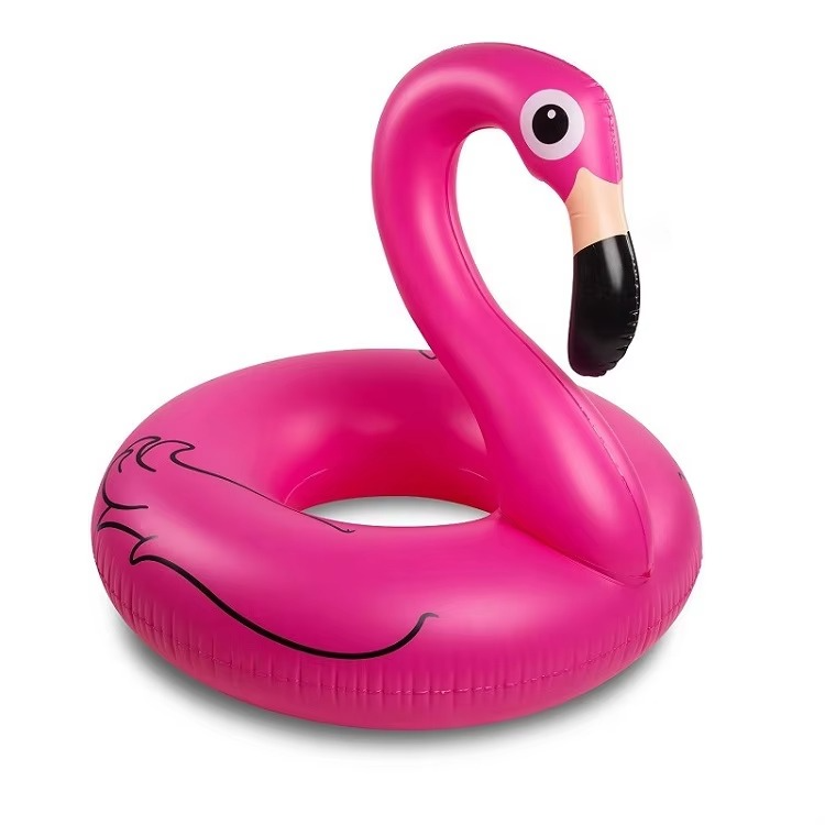 Pink Flamingo Inflatable Pool Float for Summer Fun