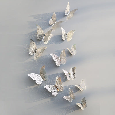 3D Butterfly Wall Stickers for Wedding and Home Decor