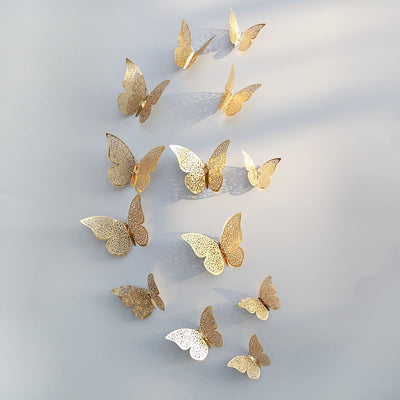 3D Butterfly Wall Stickers for Wedding and Home Decor