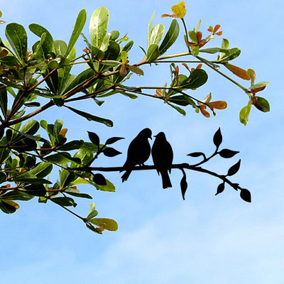 Metal Bird Garden Decor – Dancer Silhouette