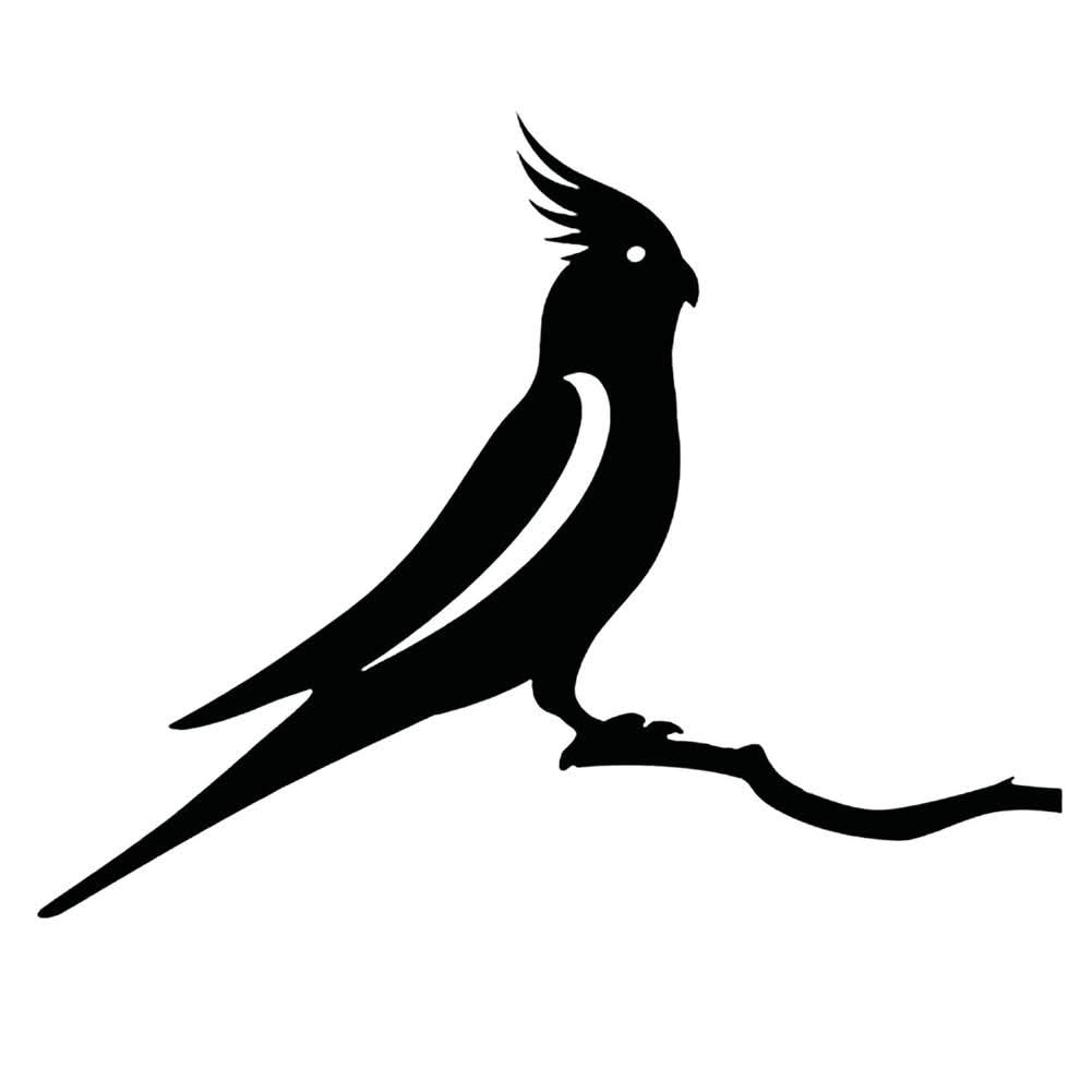 Metal Bird Garden Decor – Dancer Silhouette