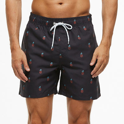 Men’s Quick-Dry Swim Shorts with Adjustable Drawstring Waist