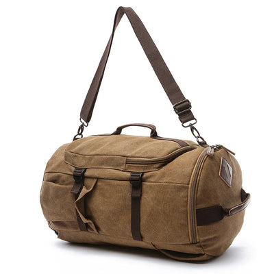 Men’s Canvas Duffle Bag for Travel & Daily Use