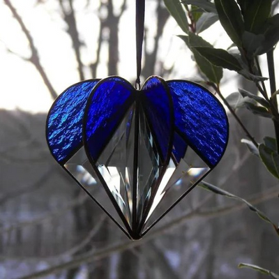 Handmade Heart Acrylic Sun Catcher Decoration