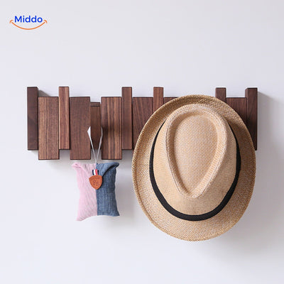 Handmade Wooden Piano Wall Coat Rack