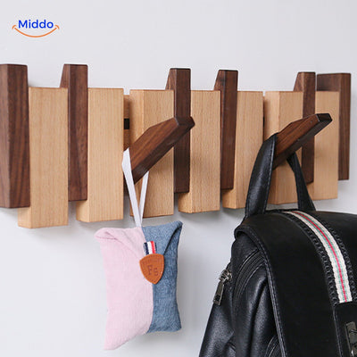 Handmade Wooden Piano Wall Coat Rack