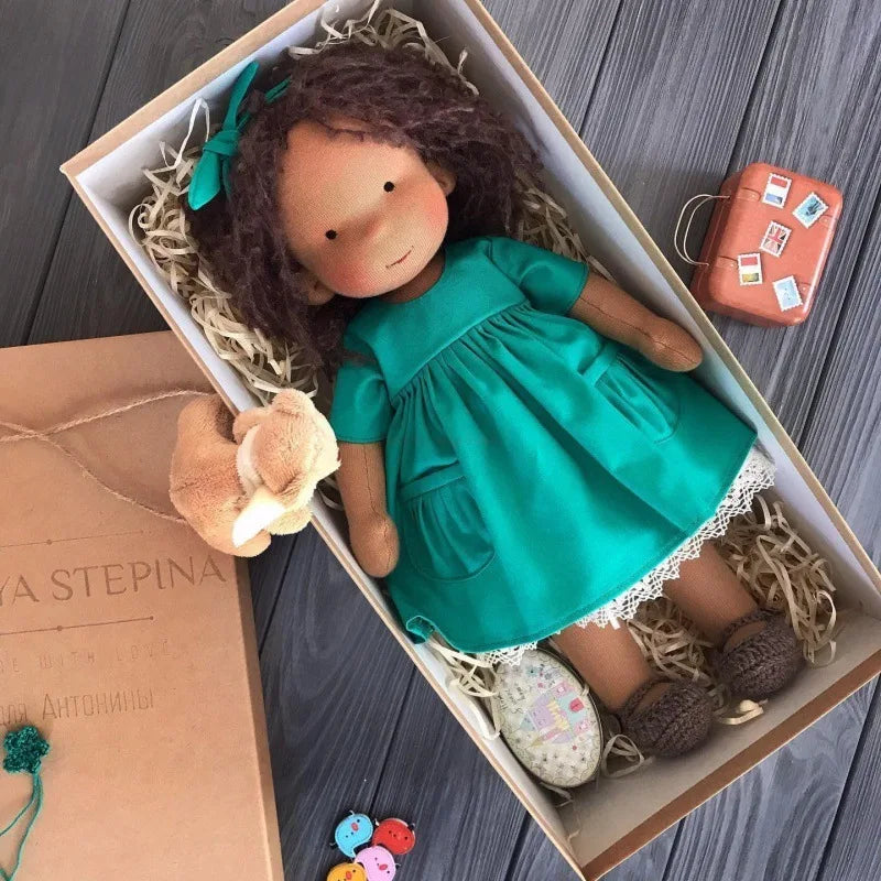 Handmade Cotton Plush Doll – Waldorf Emma Toy